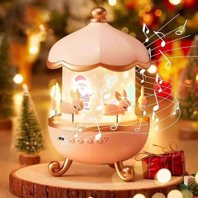 Bunny's Carousel Night Projection Lamp